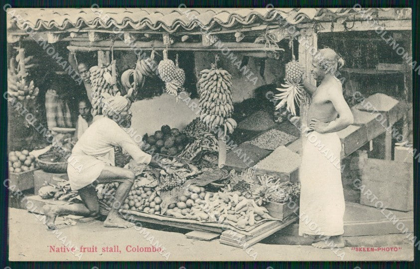 Sri Lanka Colombo Market postcard XP2544 – fronte