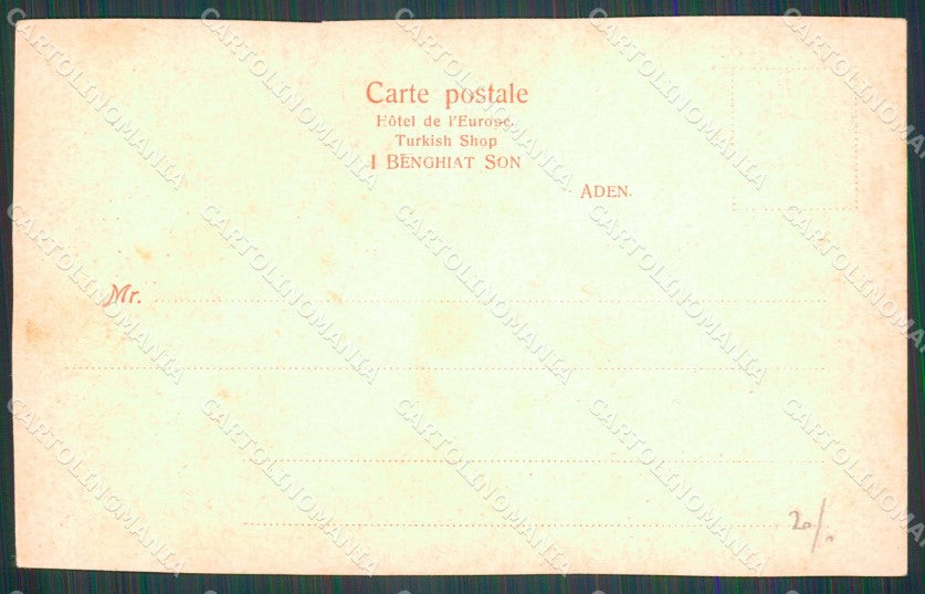Aden Yemen Arabian Nurse Ethnic Types postcard XP2558 – retro
