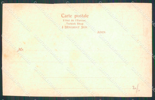 Aden Yemen Arabian Nurse Ethnic Types postcard XP2558 – retro