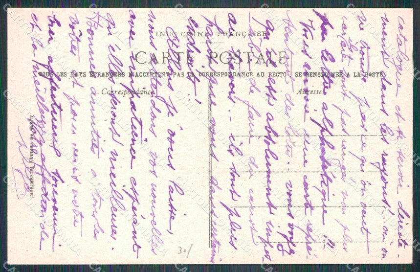 Vietnam Annam Palais du Comat Elephant postcard XP2560 – retro