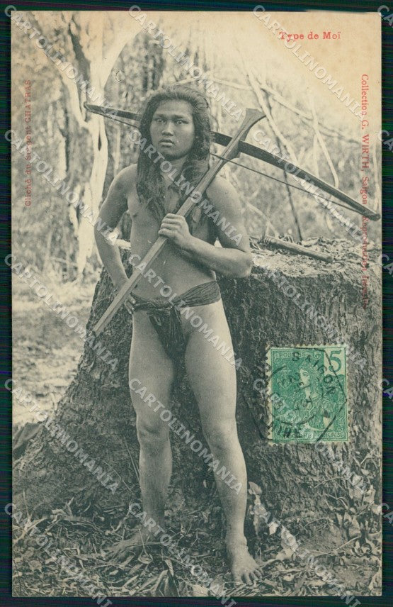 Vietnam Type de Moi Ethnic Types postcard XP2564 – fronte