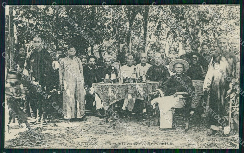 Vietnam Saigon Ho Chi Minh Ethnic Types postcard XP2566 – fronte
