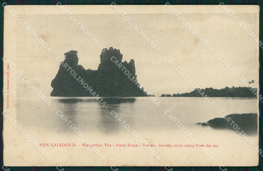 New Caledonia Hienghene Basaltic Rocks postcard XP2581 – fronte