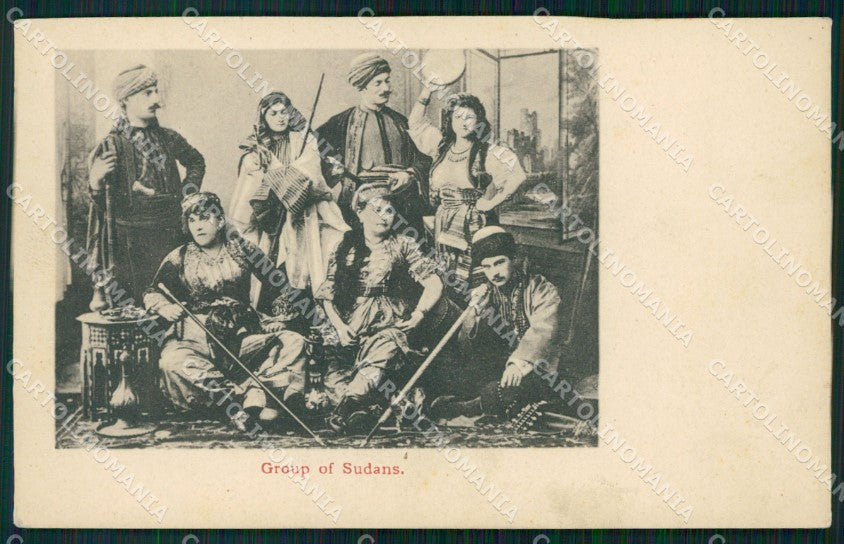 Sudan Ethnic Types postcard XP2599 – fronte