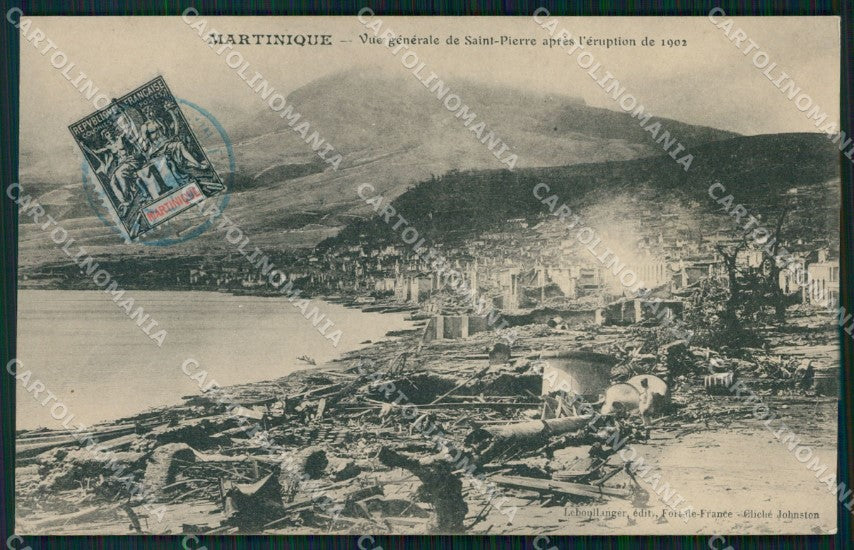 Martinique Fort de France Ruines de Saint Pierre postcard XP2601 – fronte