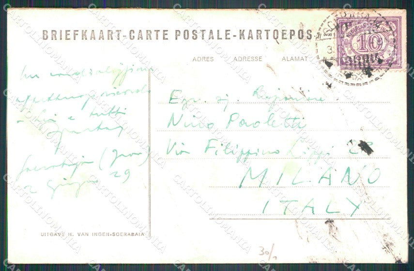 Indonesia Java Soerabaja Batavia RPPC postcard XP2611 – retro