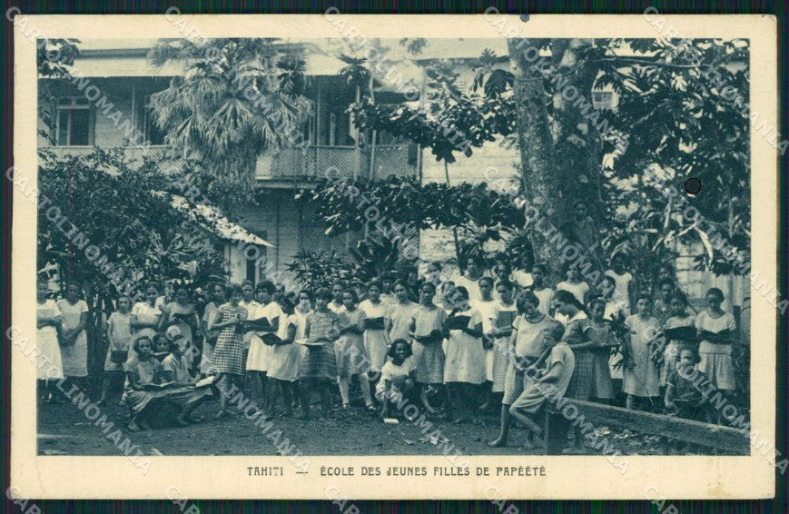 French PolynesiaThaiti Papeete postcard XP2613 – fronte