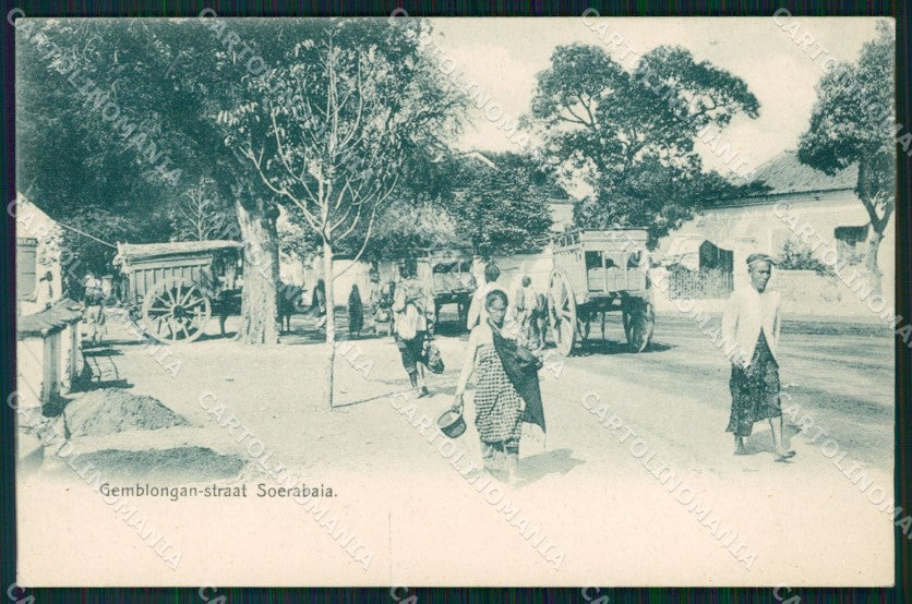 Indonesia Java Soerabaja Batavia postcard XP2619 – fronte