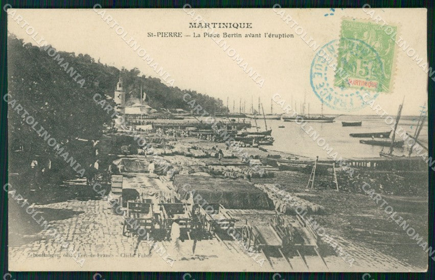 Martinique Ruines de Saint Pierre postcard XP2640 – fronte