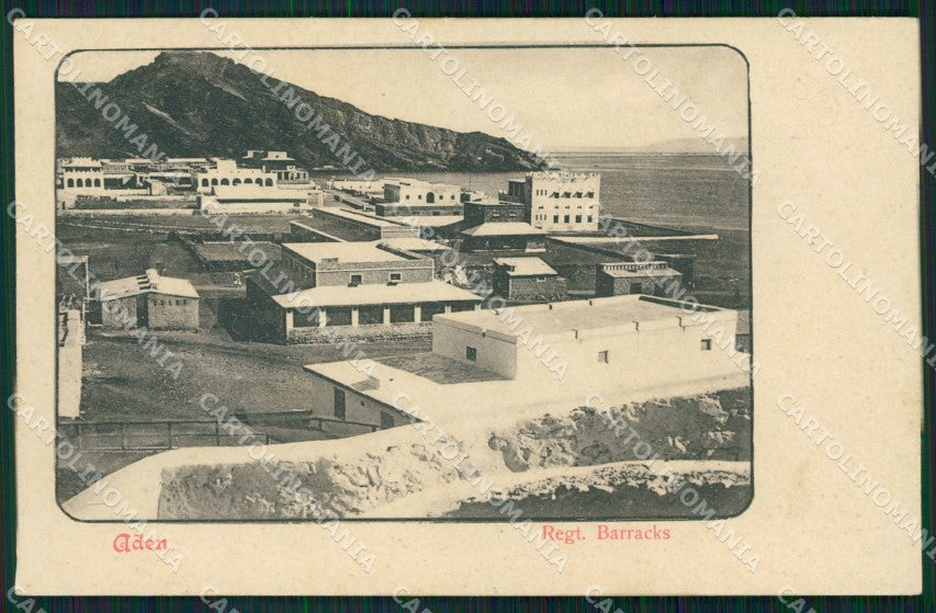 Aden Yemen Barracks postcard XP2699 – fronte