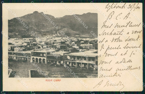 Aden Yemen Camp postcard XP2703 – fronte