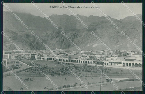 Aden Yemen Place des Caravanes postcard XP2710 – fronte