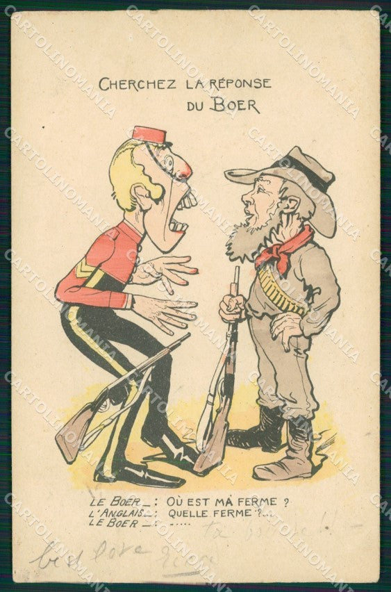 Anglo Boer War Transvaal CORNER CREASED postcard XP2716 – fronte