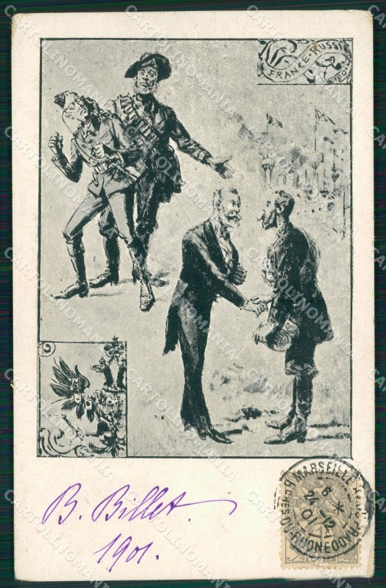 Anglo Boer War Transvaal France Russia postcard XP2720 – fronte