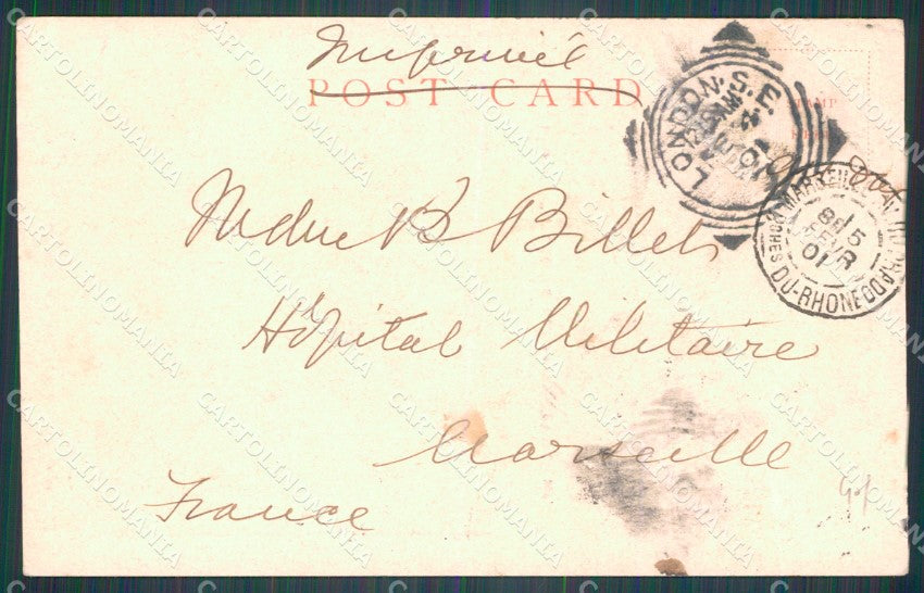 Anglo Boer War Transvaal Kruger ABRADED postcard XP2729 – retro