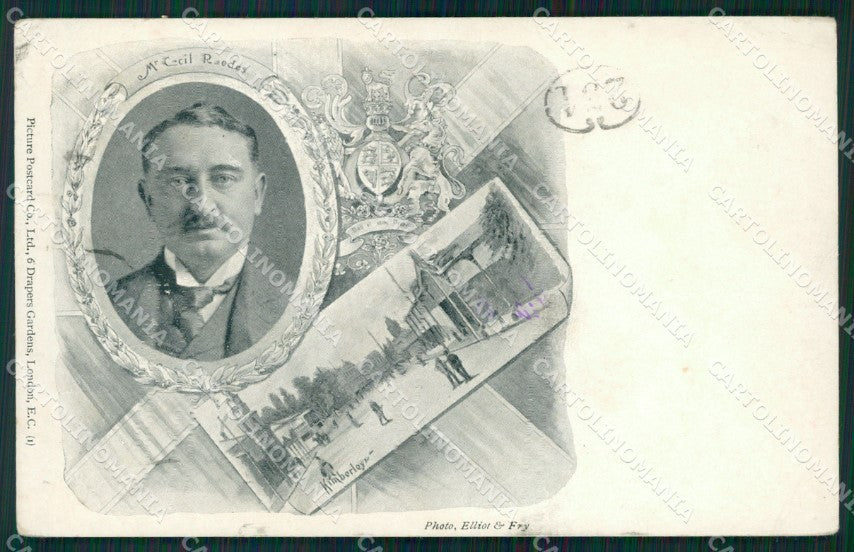 Anglo Boer War Transvaal Mr Cecil Rhodes Kimberley postcard XP2731 – fronte