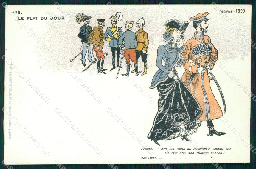 Anglo Boer War Transvaal Russia Czar postcard XP2751 – fronte