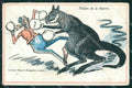Anglo Boer War Transvaal Boxant Kanguroo postcard XP2756 – fronte