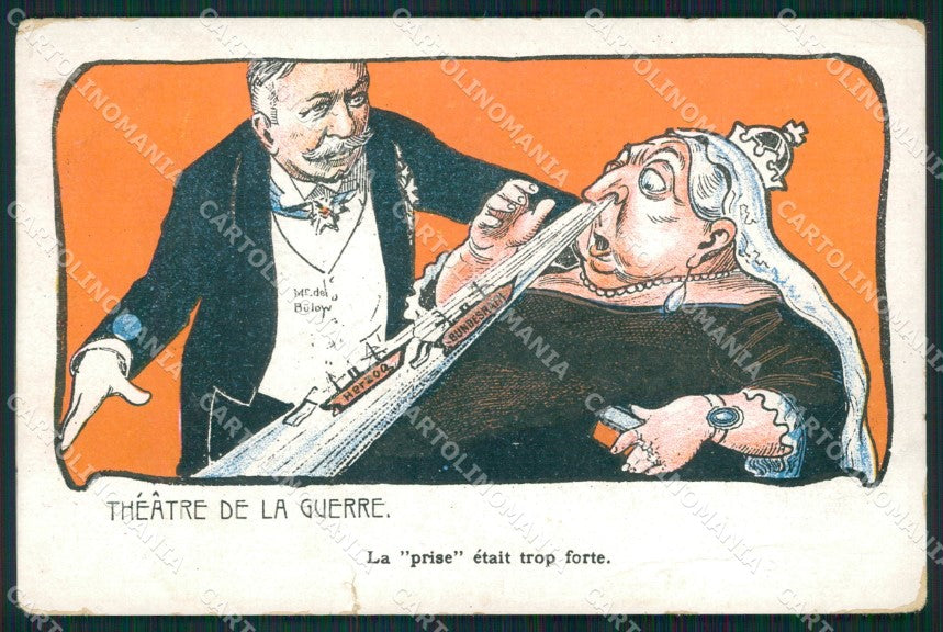 Anglo Boer War Transvaal Queen Victoria TEAR postcard XP2759 – fronte