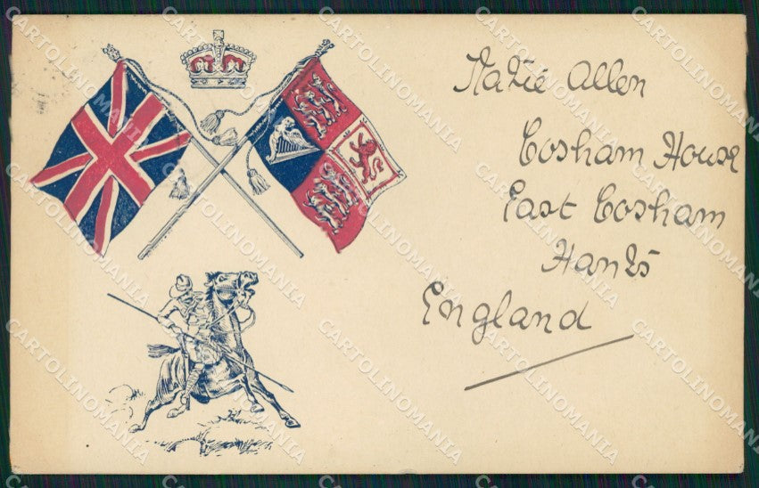Anglo Boer War Transvaal Flags postcard XP2765 – fronte