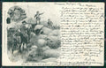 Anglo Boer War Transvaal Boers Seeking Cover postcard XP2768 – fronte