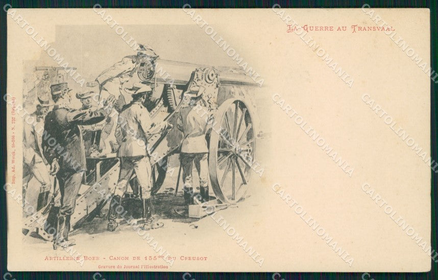 Anglo Boer War Transvaal Artillerie Boer postcard XP2777 – fronte
