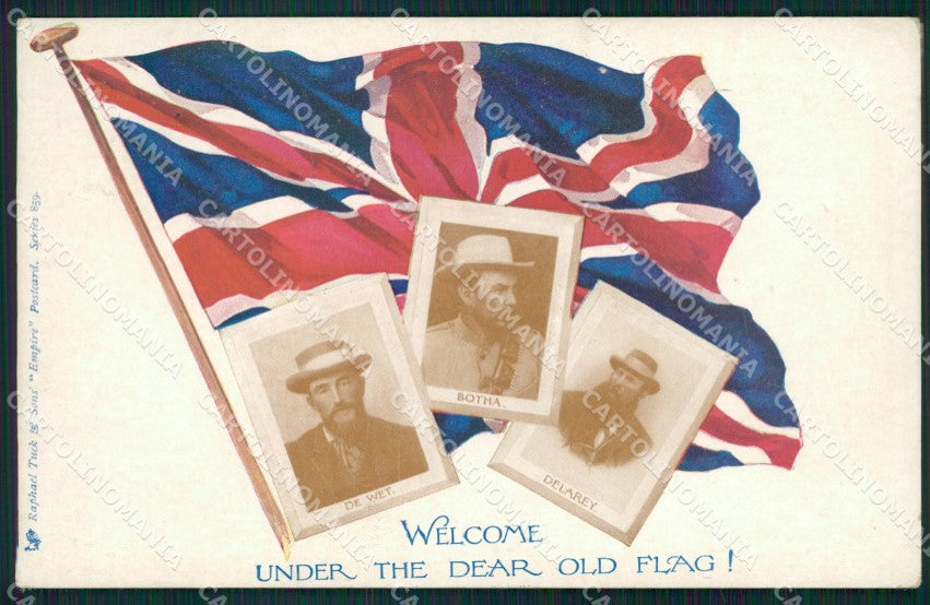 Anglo Boer War Transvaal Flag Raphael Tuck postcard XP2784 – fronte