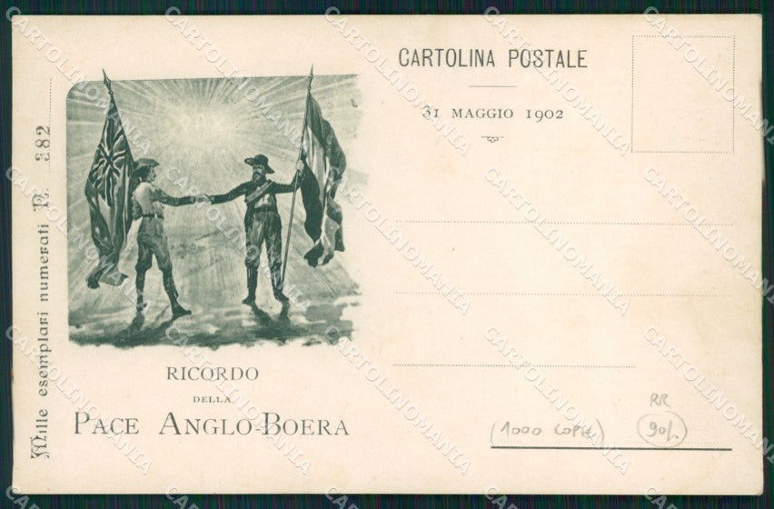 Anglo Boer War Transvaal Limited Issue 382 of 1000 postcard XP2789 – fronte