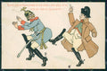 WW1 WWI Propaganda Kaiser Wilhelm Napoleon postcard XP2817 – fronte