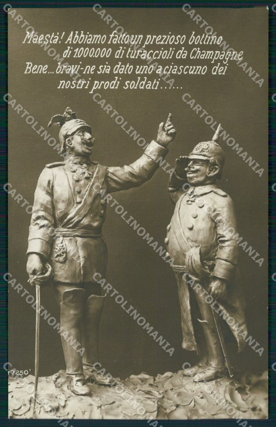 WW1 WWI Propaganda Kaiser Wilhelm postcard XP2843 – fronte