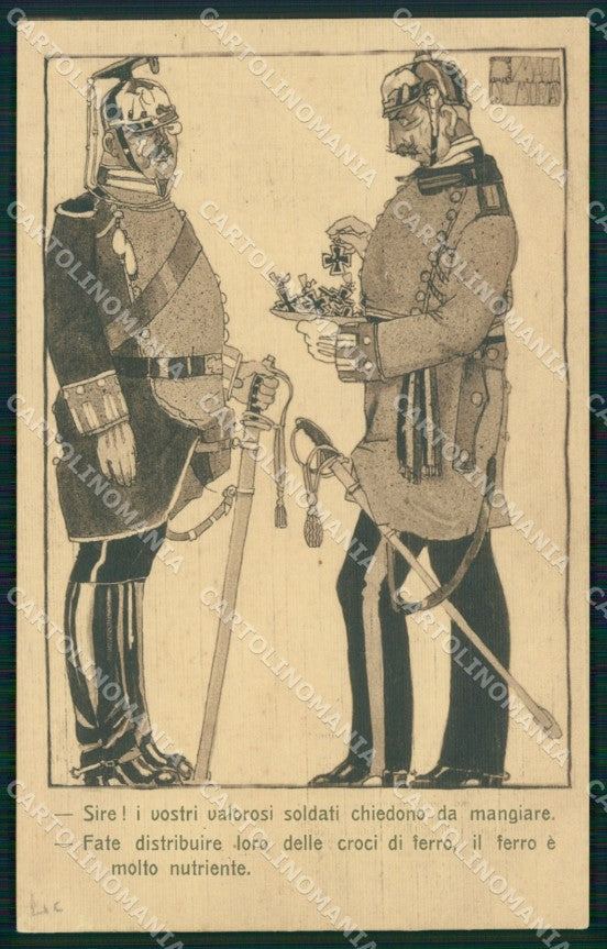 WW1 WWI Propaganda Kaiser Wilhelm postcard XP2852 – fronte