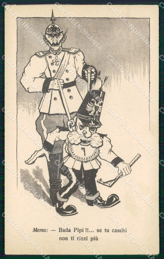 WW1 WWI Propaganda Kaiser Wilhelm Franz Joseph postcard XP2862 – fronte