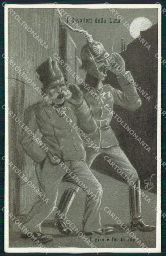 WW1 WWI Propaganda Kaiser Wilhelm Franz Joseph postcard XP2868 – fronte
