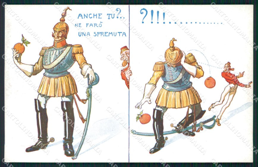 WW1 WWI Propaganda Kaiser Wilhelm postcard XP2887 – fronte