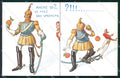 WW1 WWI Propaganda Kaiser Wilhelm postcard XP2887 – fronte