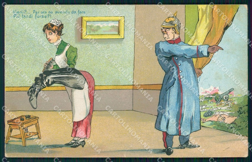 WW1 WWI Propaganda Kaiser Wilhelm postcard XP2905 – fronte