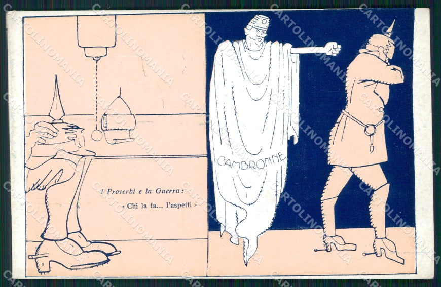 WW1 WWI Propaganda Kaiser Wilhelm postcard XP2908 – fronte