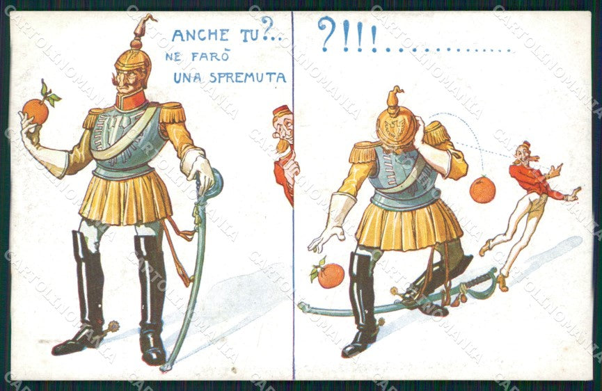 WW1 WWI Propaganda Kaiser Wilhelm postcard XP2912 – fronte