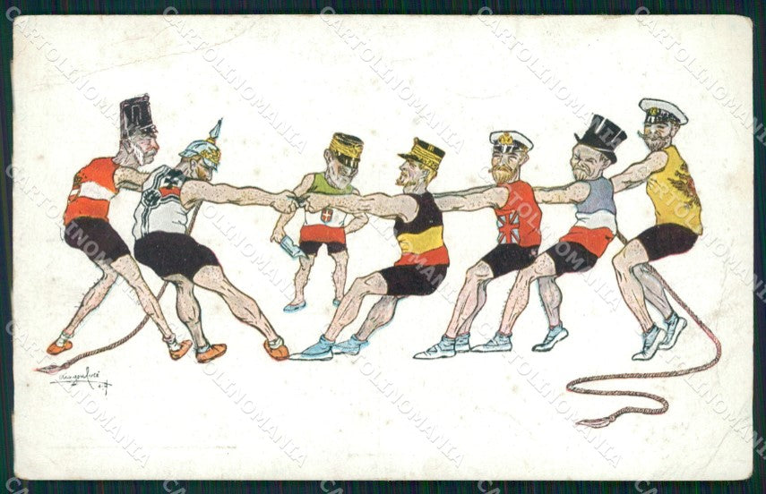 WW1 WWI Propaganda Kaiser Wilhelm Franz Joseph postcard XP2916 – fronte