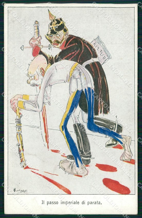 WW1 WWI Propaganda Kaiser Wilhelm Franz Joseph postcard XP2934 – fronte