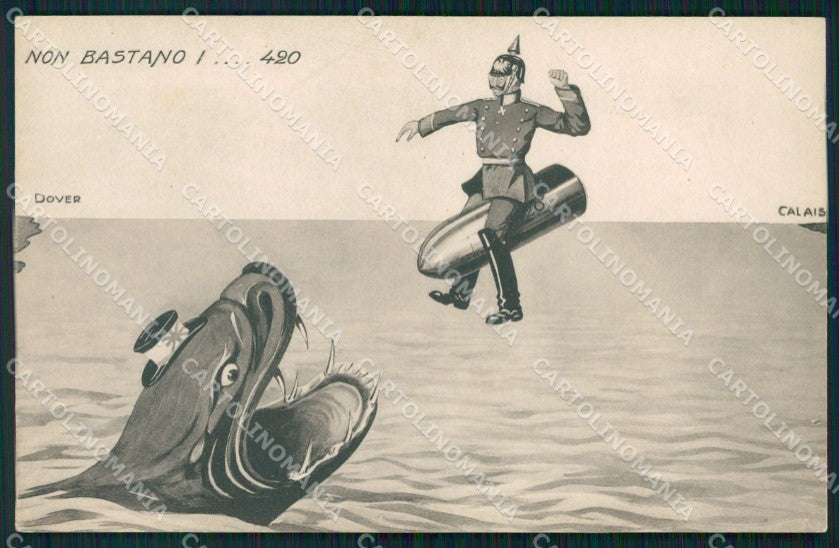 WW1 WWI Propaganda Kaiser Wilhelm postcard XP2965 – fronte