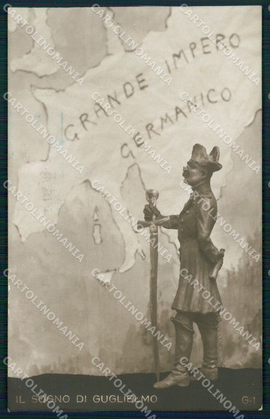 WW1 WWI Propaganda Kaiser Wilhelm postcard XP2992 – fronte