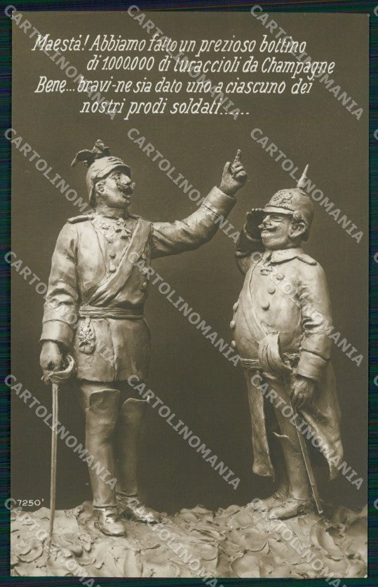 WW1 WWI Propaganda Kaiser Wilhelm postcard XP2997 – fronte