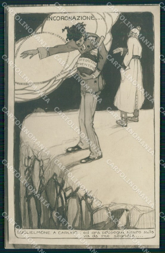 WW1 WWI Propaganda Kaiser Wilhelm postcard XP3001 – fronte