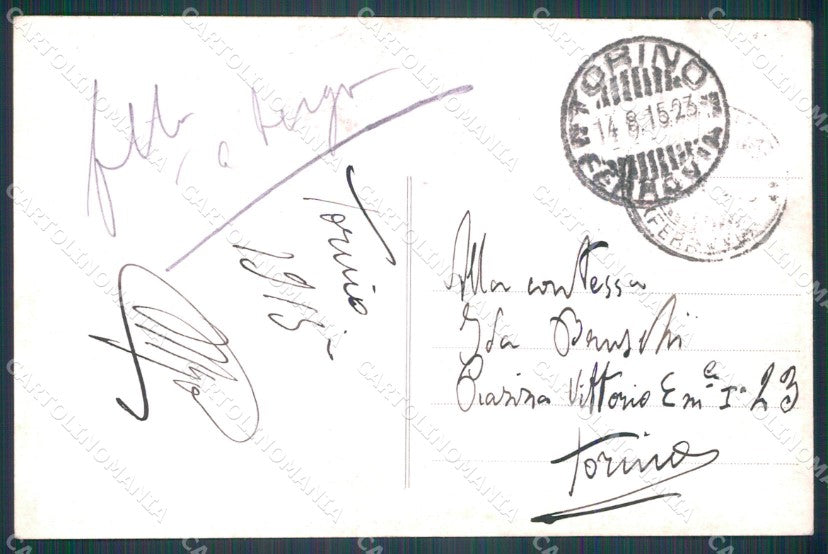 WW1 WWI Propaganda Kaiser Wilhelm Franz Joseph Pisa Meschini postcard XP3003 – retro