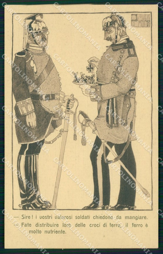 WW1 WWI Propaganda Kaiser Wilhelm postcard XP3006 – fronte