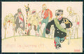 WW1 WWI Propaganda Kaiser Franz Joseph Savoia Ventura postcard XP3014 – fronte