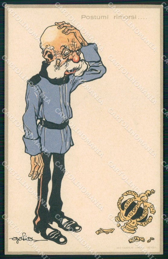 WW1 WWI Propaganda Kaiser Franz Joseph Golia postcard XP3019 – fronte