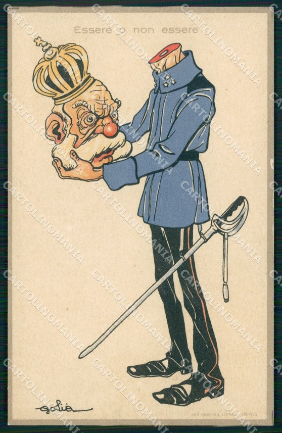 WW1 WWI Propaganda Kaiser Franz Joseph Golia postcard XP3020 – fronte