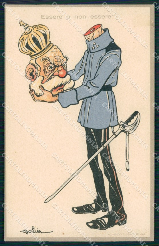 WW1 WWI Propaganda Kaiser Franz Joseph Golia postcard XP3021 – fronte